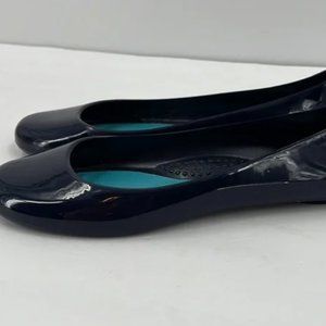 OKA-B Taylor Jelly Ballet Navy Blue Flats 8